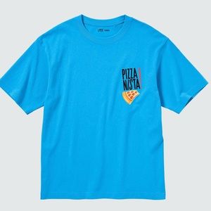 UNIQLO L.A. Eats UT (Oversized Short-Sleeve Graphic T-
Shirt) (Pizzanista!) S,L